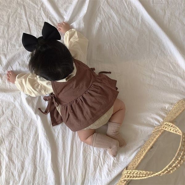 autumn cute plaid patchwork sister clothes sets baby girl fashion long sleeve romper and sun-2 pcs sets fashion outfits lj201223, White
autumn cute plaid patchwork sister clothes sets baby girl fashion long sleeve romper and sun-2 pcs sets fashion outfits lj201223, White