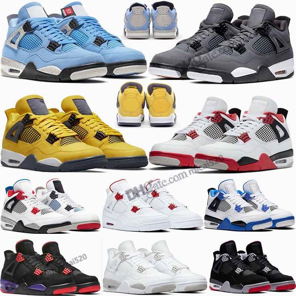 2022 jumpman 4s the smichael 4 4s white cement quai 54 retro for mens women sports sneakers back cat unc union university blue dark mocha sh, Black
2022 jumpman 4s the smichael 4 4s white cement quai 54 retro for mens women sports sneakers back cat unc union university blue dark mocha sh, Black