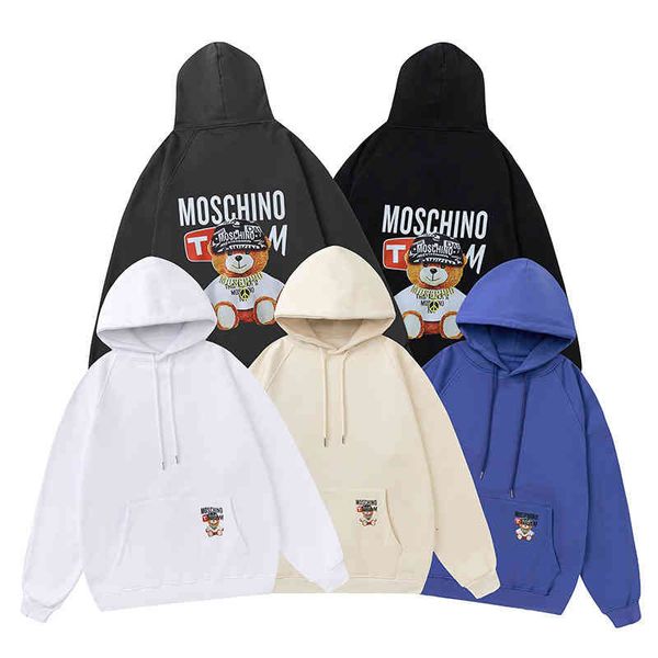 men's hoodies & sweatshirts autumn winter back hat bear large print sweater casual couple men's and women's same plush hooded, Black
men's hoodies & sweatshirts autumn winter back hat bear large print sweater casual couple men's and women's same plush hooded, Black