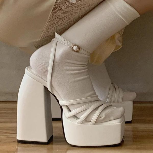 dress shoes ribetrini platform open toe thick high heels women's sandals banquet fashion elegant size 43, Black
dress shoes ribetrini platform open toe thick high heels women's sandals banquet fashion elegant size 43, Black