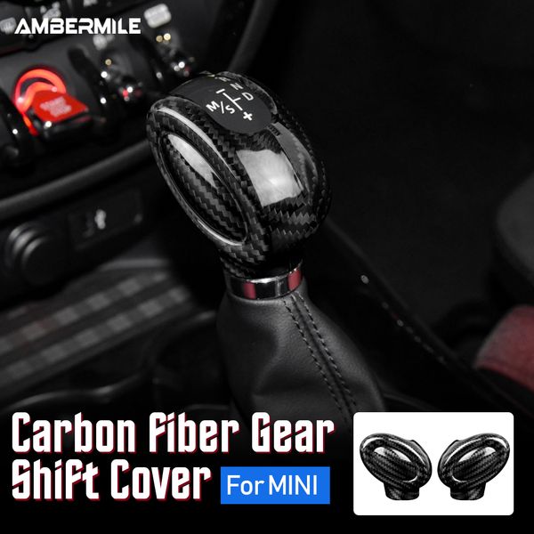 ambermile real carbon fiber for mini cooper f54 f55 f56 f57 f60 countryman accessories interior trim car gear shift knob cover
ambermile real carbon fiber for mini cooper f54 f55 f56 f57 f60 countryman accessories interior trim car gear shift knob cover