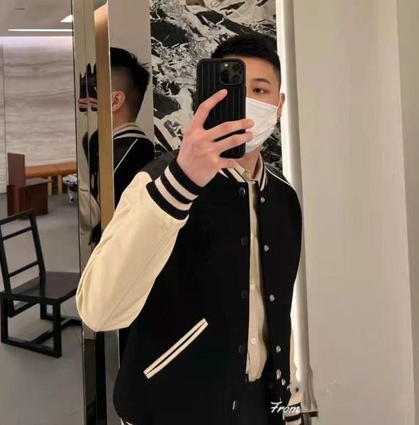 celebrity star same men's jacket stadium outwear classic design baseball jackets bomber men women clothing a007, Black;brown
celebrity star same men's jacket stadium outwear classic design baseball jackets bomber men women clothing a007, Black;brown