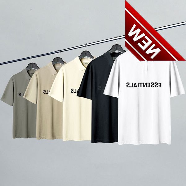 chao brand fog essentials double line season 7 new three-dimensional plastic lapel loose short sleeve t-shirt, White;black
chao brand fog essentials double line season 7 new three-dimensional plastic lapel loose short sleeve t-shirt, White;black