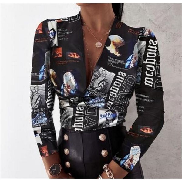 blouse shirts office lady spring summer print long sleeve ruffle women blouses v-neck long sleeve pullover 210308, White
blouse shirts office lady spring summer print long sleeve ruffle women blouses v-neck long sleeve pullover 210308, White