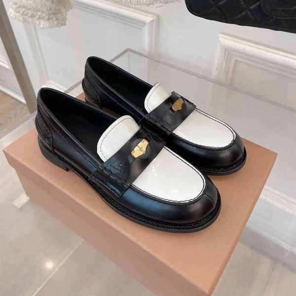 dress shoes women shoes moccasins genuine leather metal decoration low heels slip in designer apartments spring leisure, Black
dress shoes women shoes moccasins genuine leather metal decoration low heels slip in designer apartments spring leisure, Black