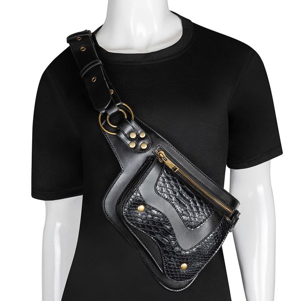 new bag for men and women steampunk diagonal cross fanny pack tactical chest pack outdoor travel leisure mobile phone
new bag for men and women steampunk diagonal cross fanny pack tactical chest pack outdoor travel leisure mobile phone