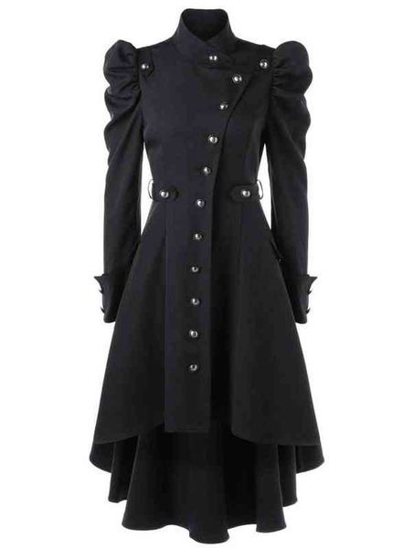 fashion long medieval trench winter spring coat women black stand collar gothic overcoats women coat vintage femme outwears l220714, Black;red
fashion long medieval trench winter spring coat women black stand collar gothic overcoats women coat vintage femme outwears l220714, Black;red