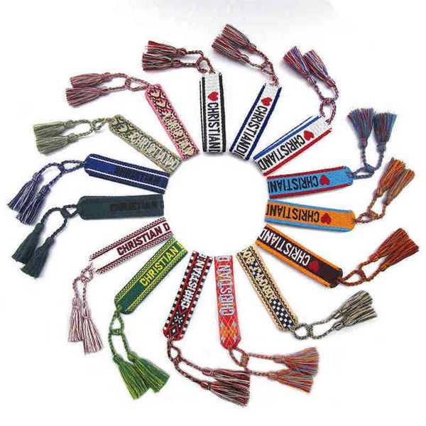 classic fashion brand bangles jewelry men women handmade cotton signture embroidery luxury bracelets designer woven bangle fabrics bracelet, Black
classic fashion brand bangles jewelry men women handmade cotton signture embroidery luxury bracelets designer woven bangle fabrics bracelet, Black