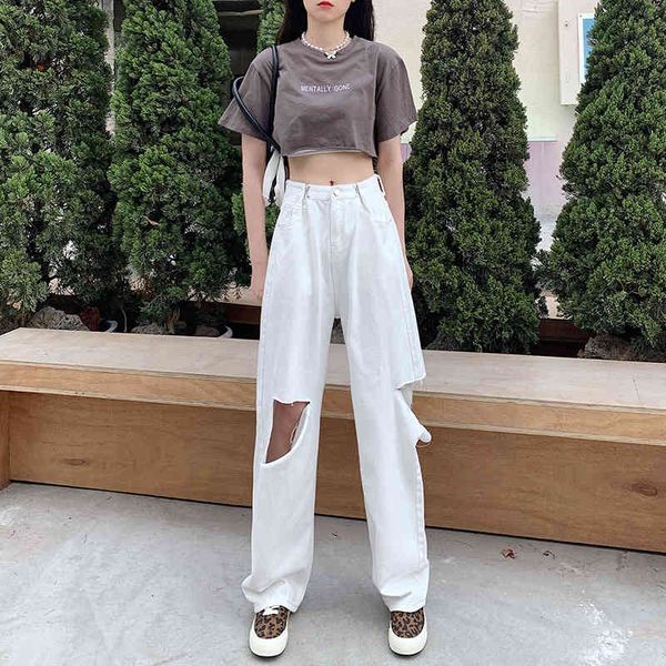 women's pants & capris summer two-color perforated wide leg pants women's vertical straight korean high waist loose skinny jeans 2, Black;white
women's pants & capris summer two-color perforated wide leg pants women's vertical straight korean high waist loose skinny jeans 2, Black;white