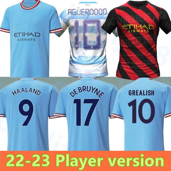 player version 22 23 limited edition haaland champions soccer jersey foden grealish de bruyne 2022 2023 mans training shirts kids special 93, Black;yellow
player version 22 23 limited edition haaland champions soccer jersey foden grealish de bruyne 2022 2023 mans training shirts kids special 93, Black;yellow