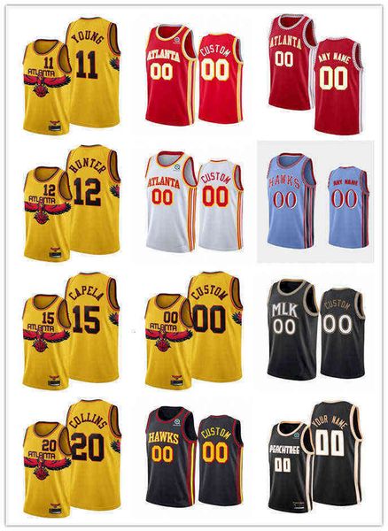 20 john collins trae 11 young basketball 15 clint capela 12 de'andre hunter jersey, Black;red
20 john collins trae 11 young basketball 15 clint capela 12 de'andre hunter jersey, Black;red