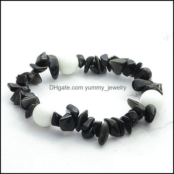 beaded strands bracelets jewelry handmade creative obsidian gravel nt clam stone beaded bracelet for women gift drop delivery 2021 rdegl, Black
beaded strands bracelets jewelry handmade creative obsidian gravel nt clam stone beaded bracelet for women gift drop delivery 2021 rdegl, Black