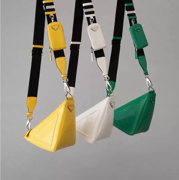 designer shoulder bags triangle pure color purse style two-in-one fashion bag high-quality soft leather pocket with wallet wide strap
designer shoulder bags triangle pure color purse style two-in-one fashion bag high-quality soft leather pocket with wallet wide strap