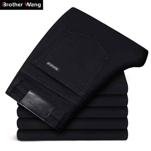 classic advanced stretch black jeans style business fashion denim slim fit jean trousers male brand pants 210723, Blue
classic advanced stretch black jeans style business fashion denim slim fit jean trousers male brand pants 210723, Blue