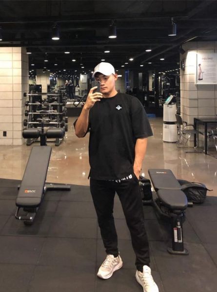 men's t-shirts korean men t shirt sport fitness cotton casual t-shirt fashion print loose short sleeve tees summer mens workout clothi, White;black
men's t-shirts korean men t shirt sport fitness cotton casual t-shirt fashion print loose short sleeve tees summer mens workout clothi, White;black