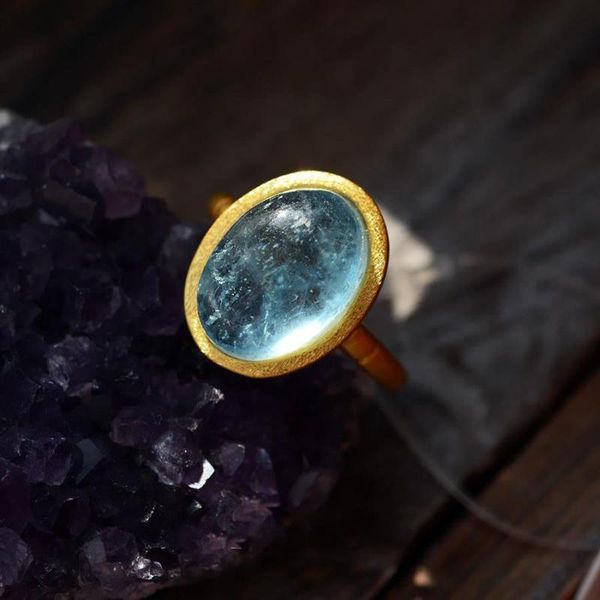 cluster rings copper alloy aquamarine crystal stone ring opening adjustable female retro noble and elegant atmosphere, Golden;silver
cluster rings copper alloy aquamarine crystal stone ring opening adjustable female retro noble and elegant atmosphere, Golden;silver