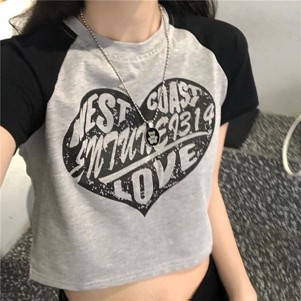 women t-shirt y2k t shirts crop summer long sleeve print letter cropped aesthetic grunge harajuku vintage korean gothic, White
women t-shirt y2k t shirts crop summer long sleeve print letter cropped aesthetic grunge harajuku vintage korean gothic, White