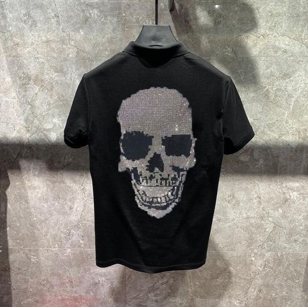2022 fashion cotton polo shirts young diamond stone summer men's wear, White;black
2022 fashion cotton polo shirts young diamond stone summer men's wear, White;black