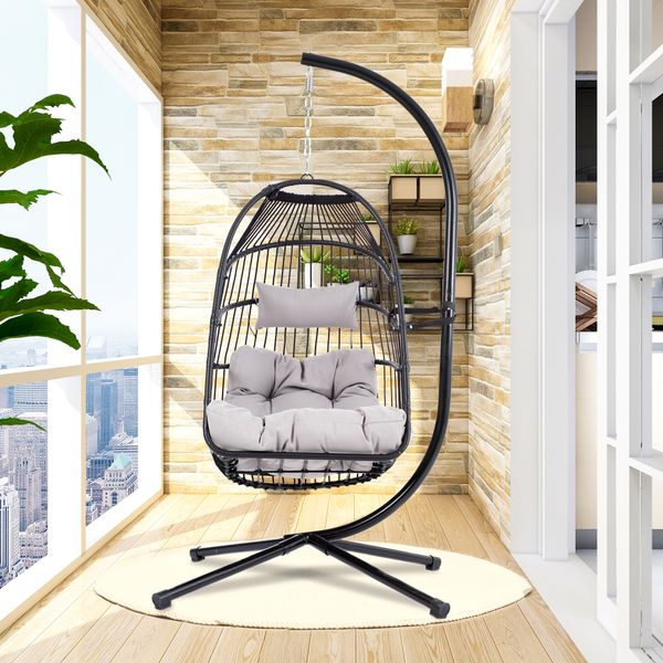garden sets patio foldable swing chair porch pe wicker egg hanging chair hammock with stand and cushion
garden sets patio foldable swing chair porch pe wicker egg hanging chair hammock with stand and cushion