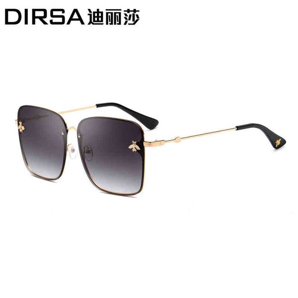 new korean framels colorful metal sunglass little bee square sunglass 1801, White;black
new korean framels colorful metal sunglass little bee square sunglass 1801, White;black