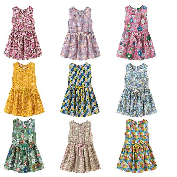 girl's dresses for girls children's clothing print sleeveless summer flower princess dress baby kids children casual elegant, Red;yellow
girl's dresses for girls children's clothing print sleeveless summer flower princess dress baby kids children casual elegant, Red;yellow