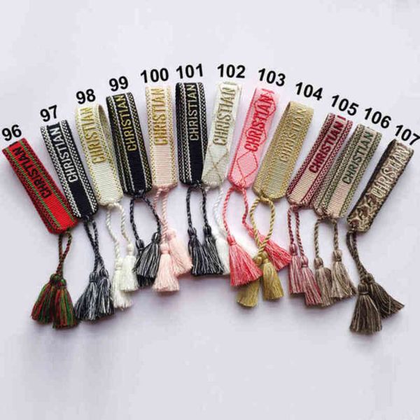 luxury fashion brand embroidery bracelets classic women men bangles friendship charm bracelet woven adjustable tassel vintage couple braided, Golden;silver
luxury fashion brand embroidery bracelets classic women men bangles friendship charm bracelet woven adjustable tassel vintage couple braided, Golden;silver