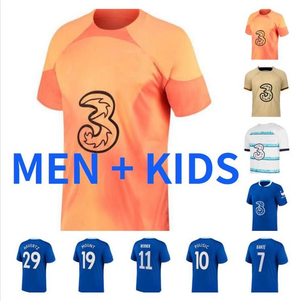 22 23 cfc sterling soccer jerseys werner havertz ziyech football shirt pulisic james jorginho camiseta 2022 2023 kante men kids kit special, Black;yellow
22 23 cfc sterling soccer jerseys werner havertz ziyech football shirt pulisic james jorginho camiseta 2022 2023 kante men kids kit special, Black;yellow