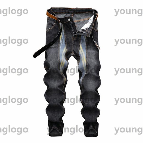 trend plaid mens jeans distressed ripped biker pants slim fit motorcycle denim pant hipster designer jeans size 28-38, Blue
trend plaid mens jeans distressed ripped biker pants slim fit motorcycle denim pant hipster designer jeans size 28-38, Blue