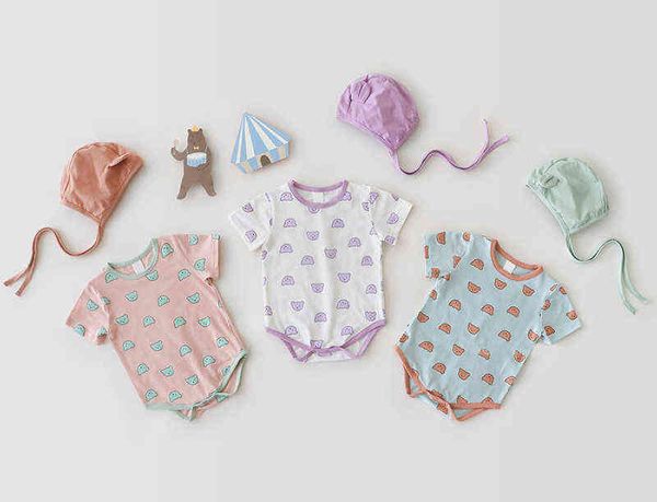 new 2021 baby boys jumpsuit outfits clothes summer bulk o-neck 0-3yrs newborn baby boy girl short sleeve bear romper g220521, Blue
new 2021 baby boys jumpsuit outfits clothes summer bulk o-neck 0-3yrs newborn baby boy girl short sleeve bear romper g220521, Blue
