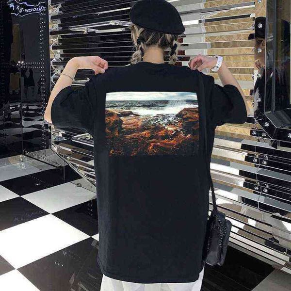fog short sleeve double track ess coastal print t shirts high street trend men's and women's rock spray correct version streetwear, White;black
fog short sleeve double track ess coastal print t shirts high street trend men's and women's rock spray correct version streetwear, White;black