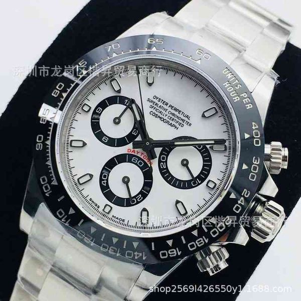 swiss watches watch r olex panda ceramic ring men's ditongna water ghost steel tape full automatic mechanical, Silver
swiss watches watch r olex panda ceramic ring men's ditongna water ghost steel tape full automatic mechanical, Silver