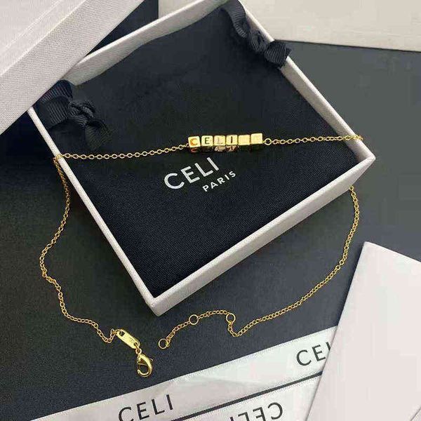 personalized color designer square necklace ce family dice letter fashion versatile, Black
personalized color designer square necklace ce family dice letter fashion versatile, Black