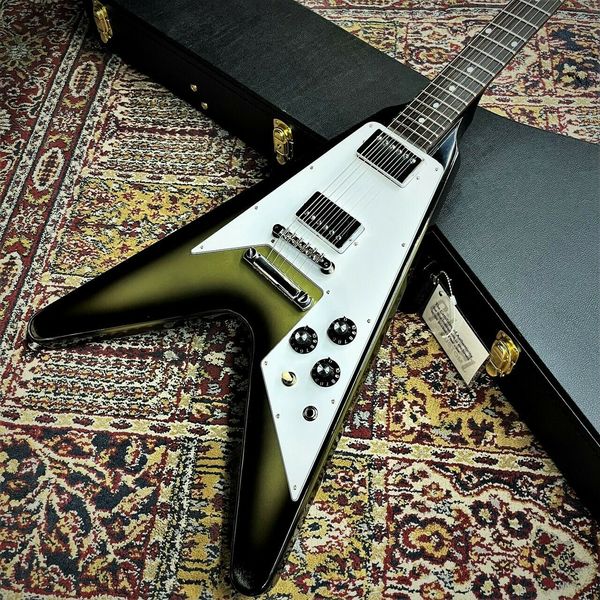 custom shop limited 70s flying v "dot inlay" antique silver burst vos electric guitar
custom shop limited 70s flying v "dot inlay" antique silver burst vos electric guitar