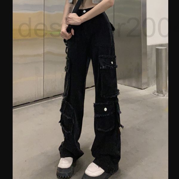 women's pants & capris designer 2022 american style high waist straight tube jeans women girls loose casual overalls wide leg pants lee, Black;white
women's pants & capris designer 2022 american style high waist straight tube jeans women girls loose casual overalls wide leg pants lee, Black;white