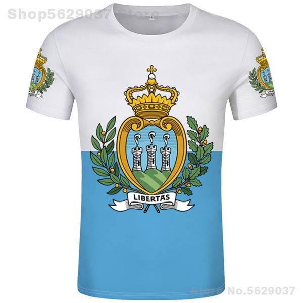 san marino t shirt diy custom made name number smr t-shirt nation flag sm republic italian country text print po clothes 220702, White;black
san marino t shirt diy custom made name number smr t-shirt nation flag sm republic italian country text print po clothes 220702, White;black