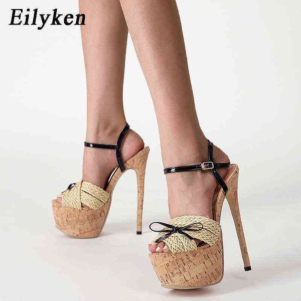 sandals eilyken summer fashion straw weave sandals peep toe super high heels shallow buckle belt thick bottom lady party shoe 220318, Black
sandals eilyken summer fashion straw weave sandals peep toe super high heels shallow buckle belt thick bottom lady party shoe 220318, Black