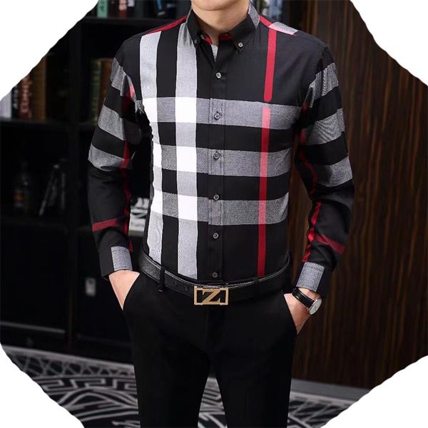 mens shirt luxury designer fashion trend wear long sleeve business casual brand spring slimming -3xl #011, White;black
mens shirt luxury designer fashion trend wear long sleeve business casual brand spring slimming -3xl #011, White;black