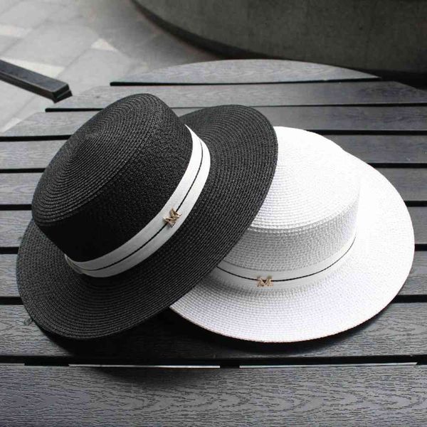 summer straw hat british hepburn french standard flat white hat sunshade sun hat children, Blue;gray
summer straw hat british hepburn french standard flat white hat sunshade sun hat children, Blue;gray