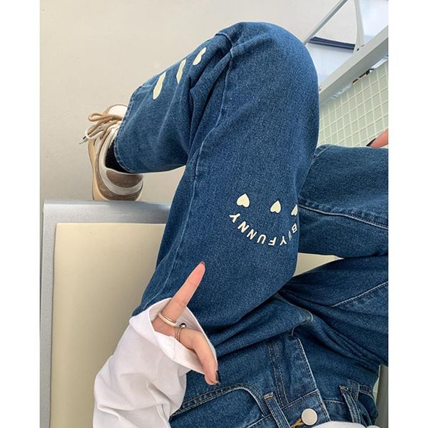 vintage high waist blue capri womens jeans spring chic design harajuku baggy straight pants street female wide leg denim trouser, Black;white
vintage high waist blue capri womens jeans spring chic design harajuku baggy straight pants street female wide leg denim trouser, Black;white