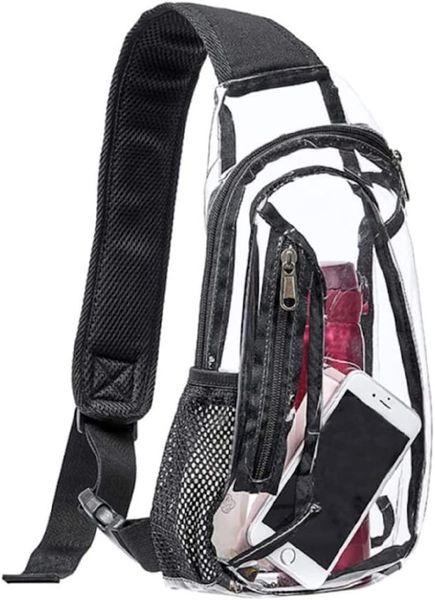 clear sling bag stadium approved fancy pvc chest pack transparent cycling bag backpack
clear sling bag stadium approved fancy pvc chest pack transparent cycling bag backpack