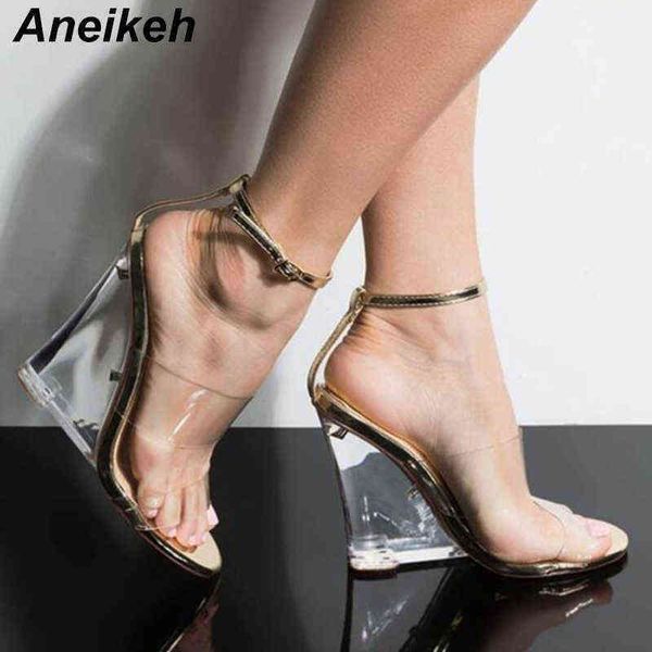 sandal pump classic pvc womens shoes high heels transparent wedge round head buckle black 220232
sandal pump classic pvc womens shoes high heels transparent wedge round head buckle black 220232