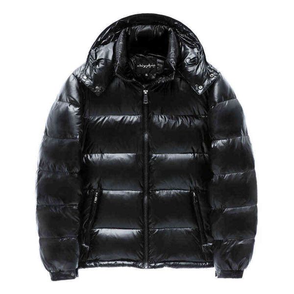 winter warm men jacket coat casual autumn hooded men's short thick down jacket white duck down parka male glossy fashion coat t220715, Black
winter warm men jacket coat casual autumn hooded men's short thick down jacket white duck down parka male glossy fashion coat t220715, Black