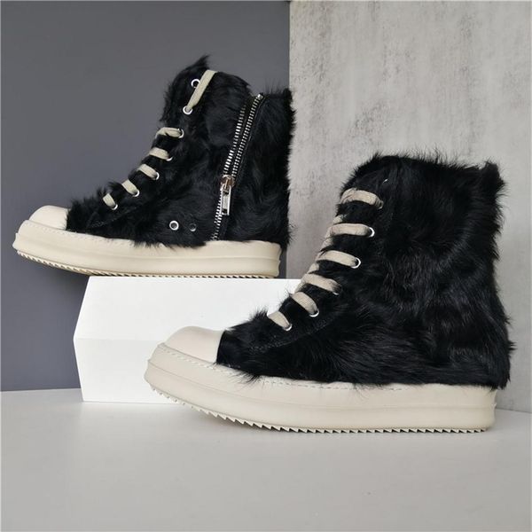 comfortable men ro boots genuine leather high street fashion shoes wind thick with fur man short boots319s, Black
comfortable men ro boots genuine leather high street fashion shoes wind thick with fur man short boots319s, Black