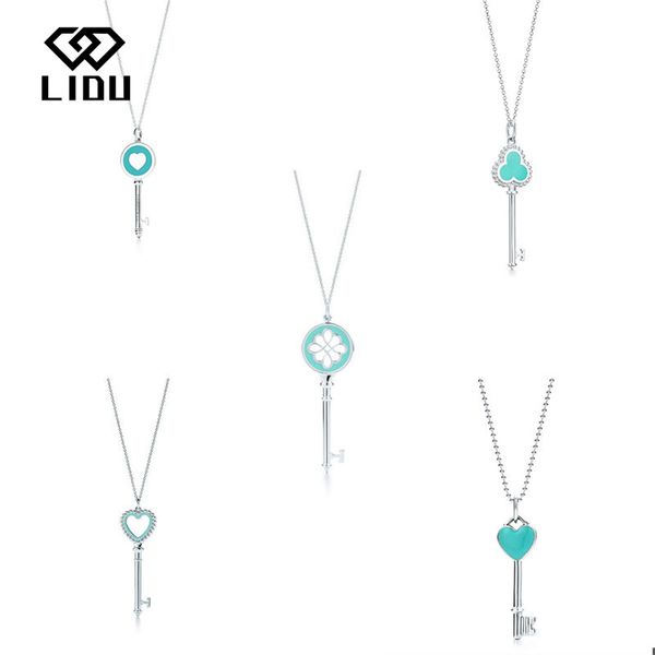 lidu 100%925 sterling silver tiff heart-shaped key necklace fashion exquisite clavicle chain jewelry delivery
lidu 100%925 sterling silver tiff heart-shaped key necklace fashion exquisite clavicle chain jewelry delivery