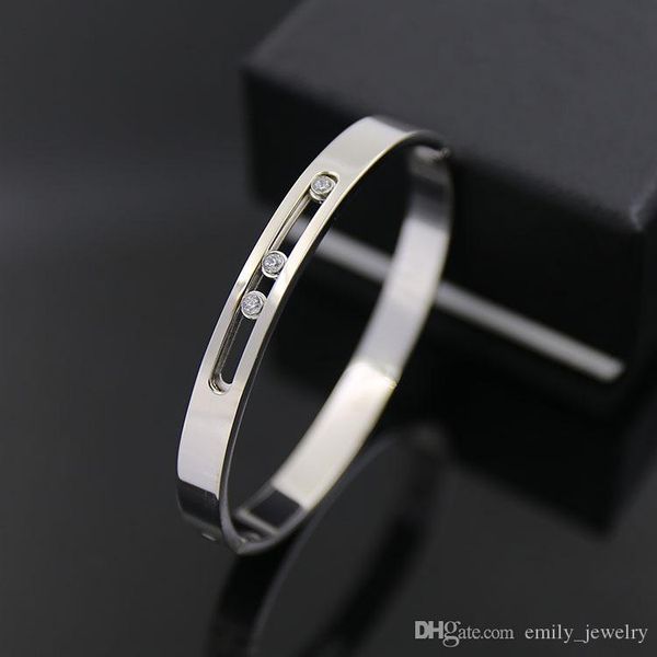 fashion titanium steel love bracelet&bangle woman jewelry with three career ol hollow men h mess bracelet for each button gift, Black
fashion titanium steel love bracelet&bangle woman jewelry with three career ol hollow men h mess bracelet for each button gift, Black