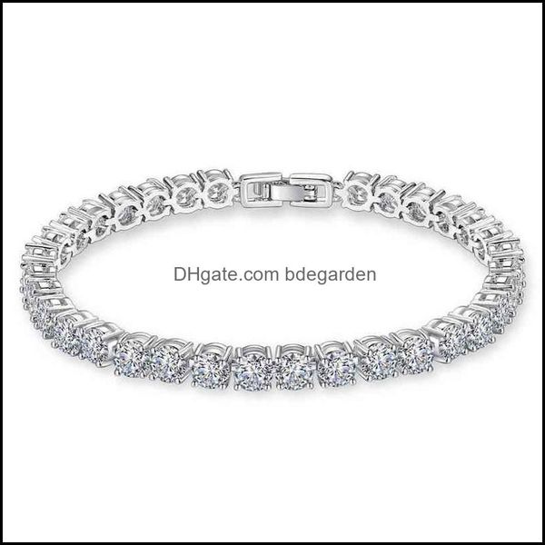 charm bracelets jewelry 925 sterling sier luxury 5mm cubic zirconia tennis crystal bracelet for women girl party drop delivery 2021 ghkfg, Golden;silver
charm bracelets jewelry 925 sterling sier luxury 5mm cubic zirconia tennis crystal bracelet for women girl party drop delivery 2021 ghkfg, Golden;silver