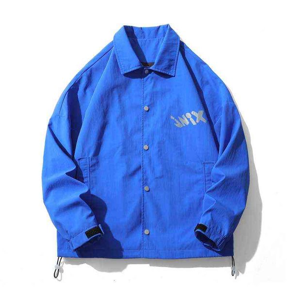 2022 spring harajuku jackets men klein blue loose wild high-quality men's clothing couple preppy style casual loose jackets t220816, Black;brown
2022 spring harajuku jackets men klein blue loose wild high-quality men's clothing couple preppy style casual loose jackets t220816, Black;brown
