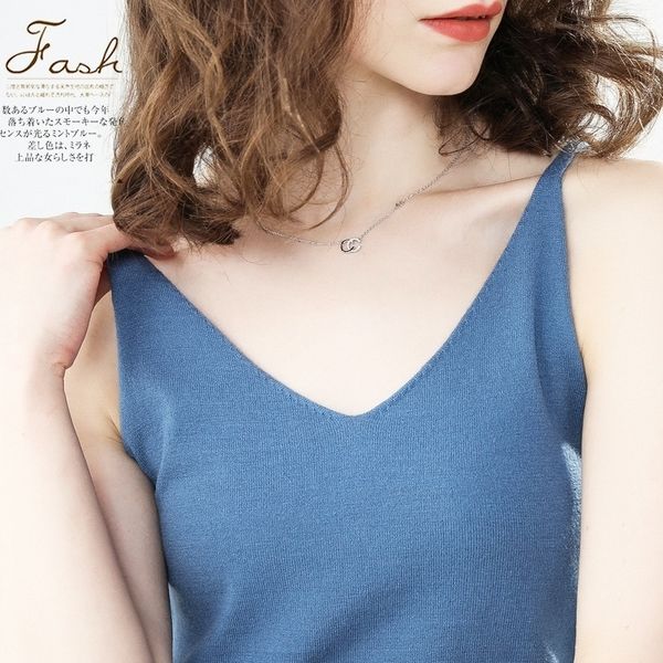 summer sling sweater women vest fashion girl female sweaters knitting sueter tshirt y201128, Black;white
summer sling sweater women vest fashion girl female sweaters knitting sueter tshirt y201128, Black;white