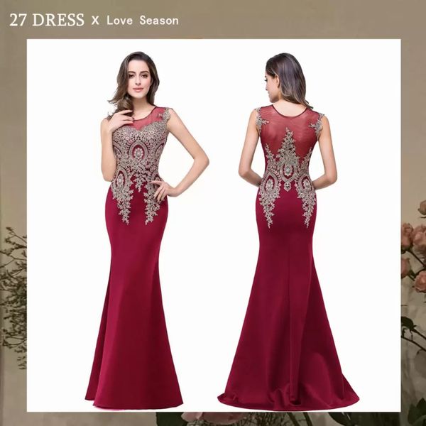 vestido de festa longo burgundy lace mermaid prom dress long real image appliques embroidery evening dress bm0114, Black
vestido de festa longo burgundy lace mermaid prom dress long real image appliques embroidery evening dress bm0114, Black