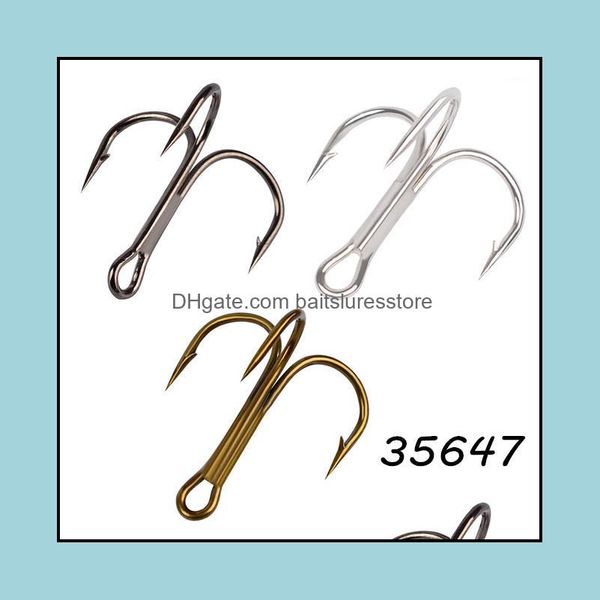 fishing hooks sports outdoors 50pcs/lot 5 sizes 10-2 triple anchor hook high carbon steel pesca carp tackle blu133 drop delivery 2021 r
fishing hooks sports outdoors 50pcs/lot 5 sizes 10-2 triple anchor hook high carbon steel pesca carp tackle blu133 drop delivery 2021 r